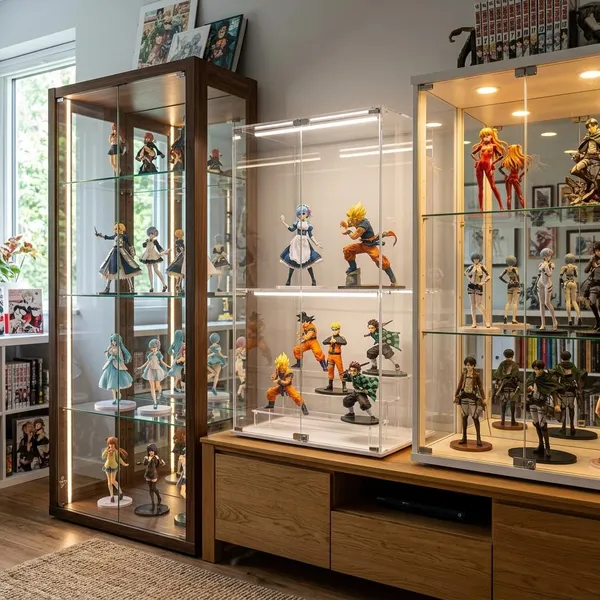 How do you measure for an anime figure display case?
