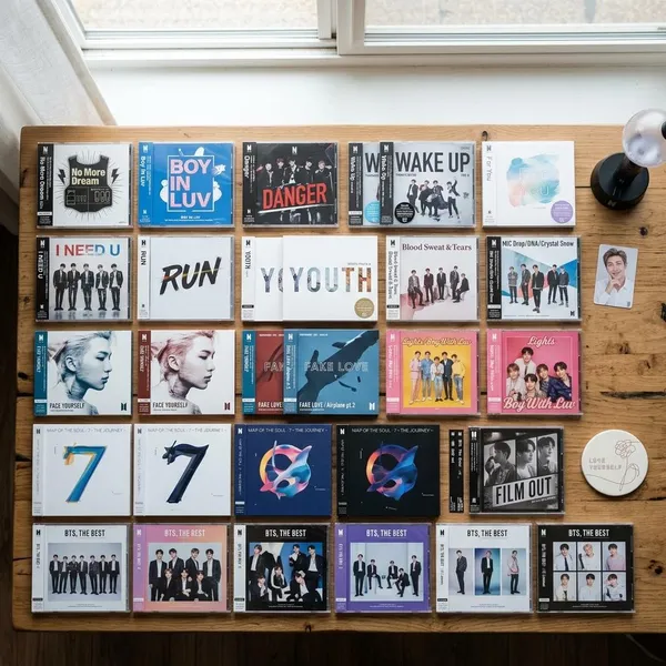 BTS Korean albums in order