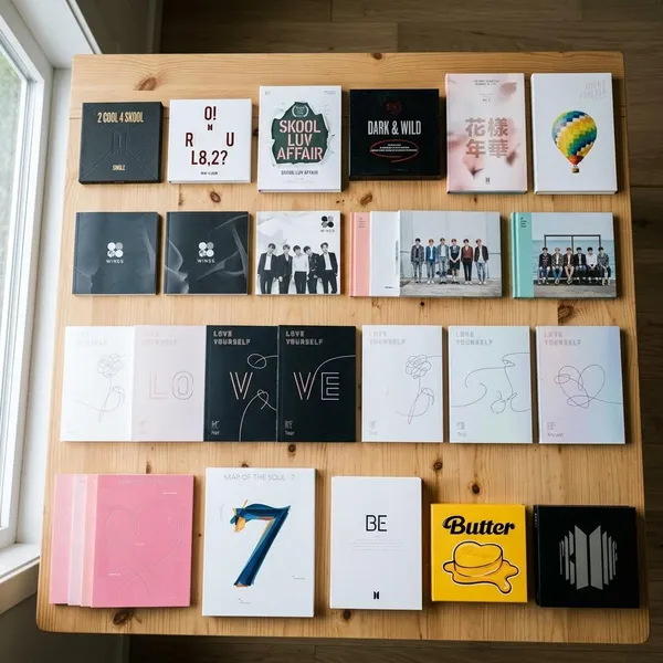 BTS Japanese albums in order
