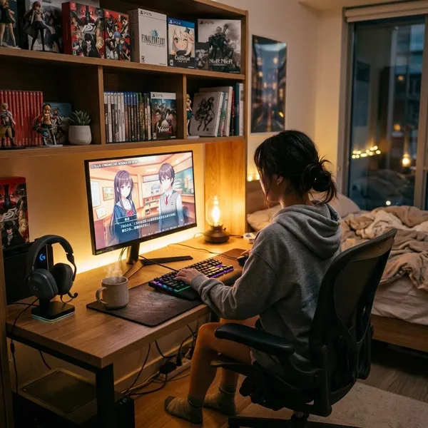 What should you know before starting a visual novel?