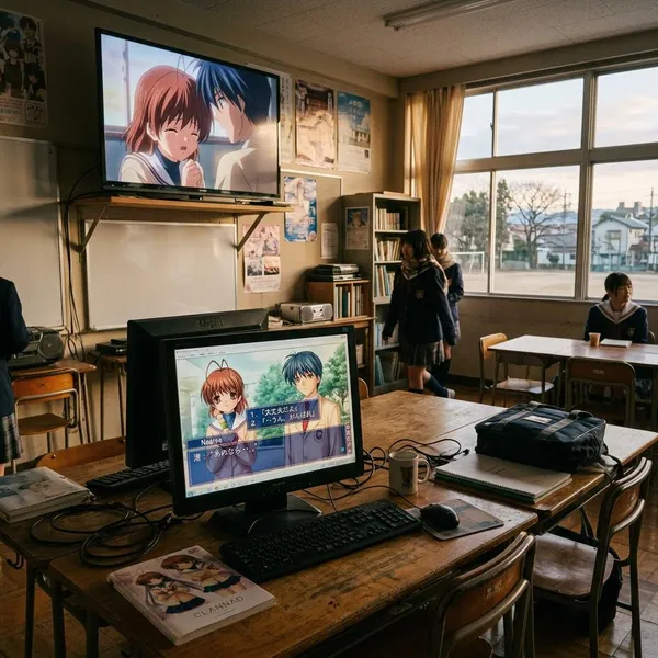 clannad visual novel vs anime