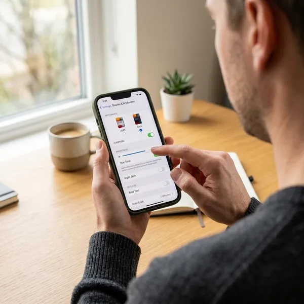 How to adjust iPhone display settings