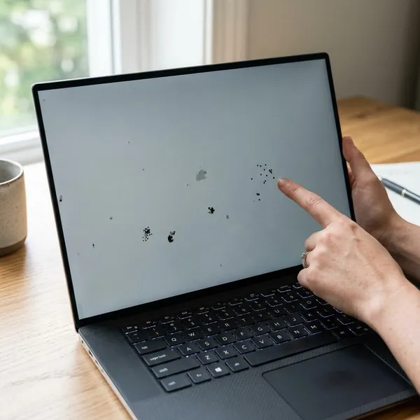 laptop display black spots