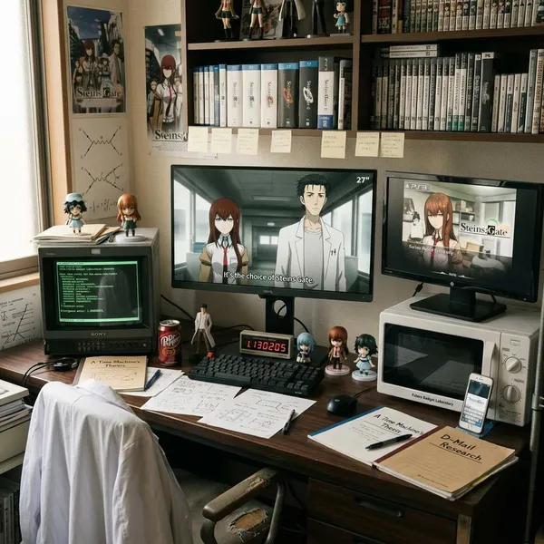 steins gate anime vs visual novel