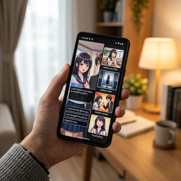 visual novel anime android